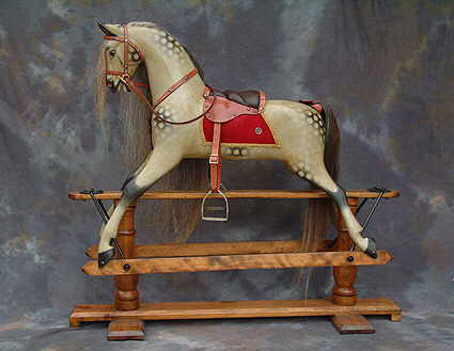 old fashioned spring rocking horse