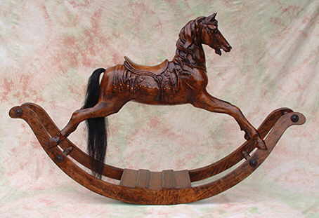 cherry carousel rockinghorse