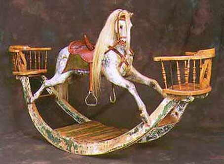 F H Ayres replica rocking horse