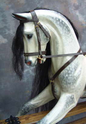 dappled grey rocking horse
