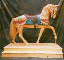 carousel horse sculpture